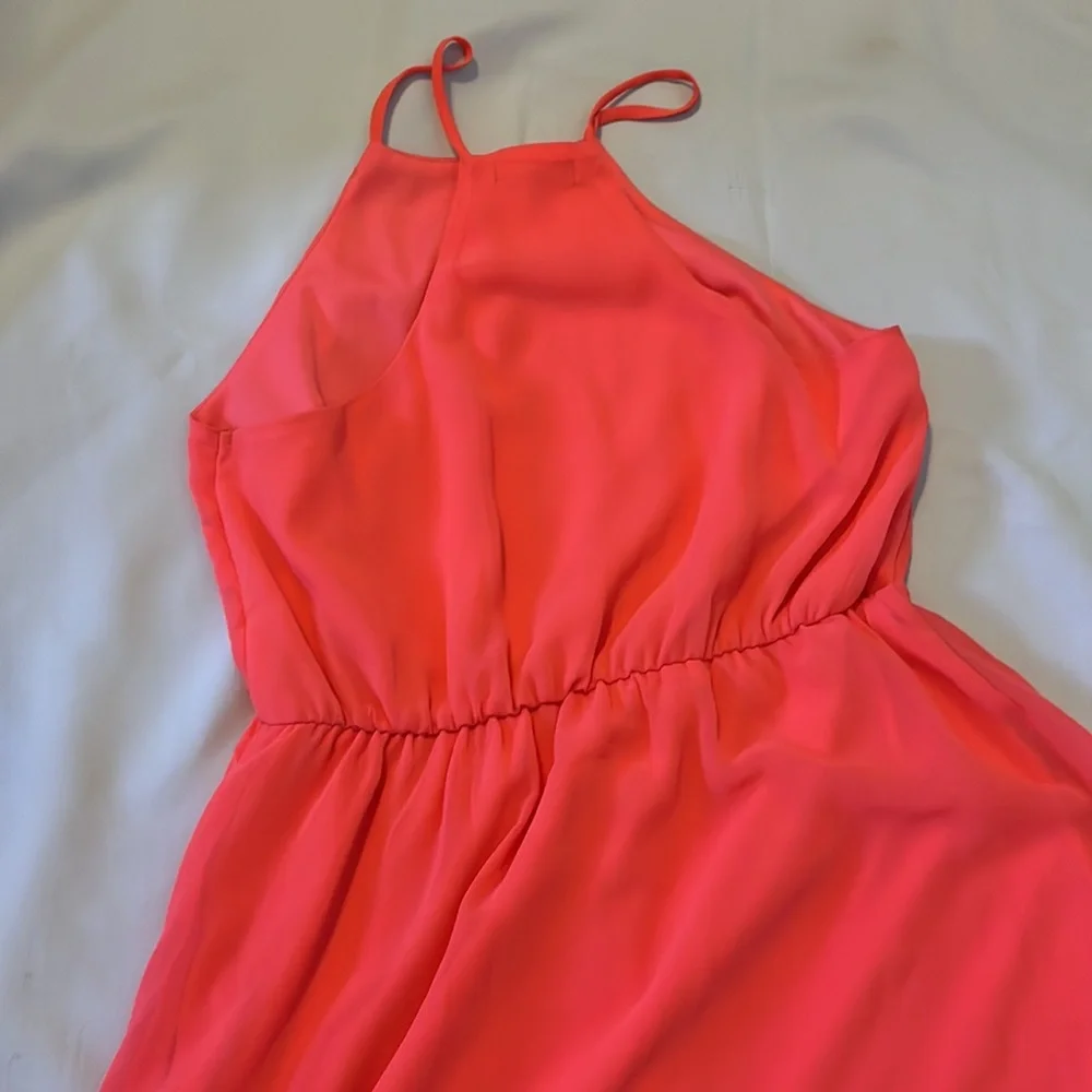 Gianni Bini juniors Pink halter dress - Picture 5 of 5